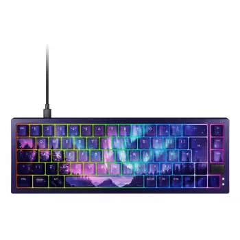 Mehāniskā tastatūra Cherry NORTHERN LIGHT Bundle 65% QWERTZ vācu USB RGB 2 m kabelis daudzkrāsains