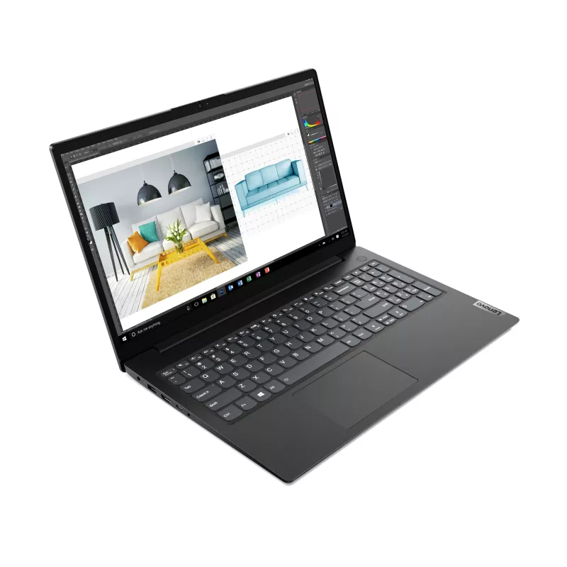 Lenovo V15 G2 IJL klēpjdators, Intel® Celeron® N N4500, 15.6 collu Full HD, 8 GB DDR4, 256 GB SSD, Wi-Fi 6, Windows 11 Home, Melns