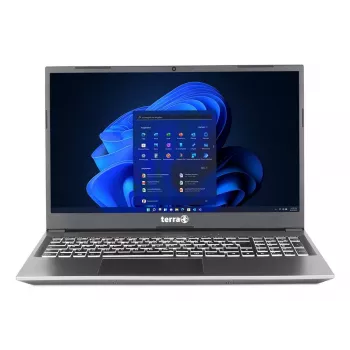 TERRA 1500P R5-7430U W11 AMD Ryzen™ 5 Klēpjdators 39,6 cm (15,6 collu) 16 GB DDR4-SDRAM 500 GB SSD Wi-Fi 6E (802.11ax) Windows 11 Home Sudrabs