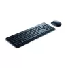 Bezvadu tastatūras un peles komplekts Dell KM3322W — RF, pilnizmēra vācu QWERTZ, melns