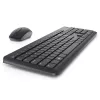 Bezvadu tastatūras un peles komplekts Dell KM3322W — RF, pilnizmēra vācu QWERTZ, melns