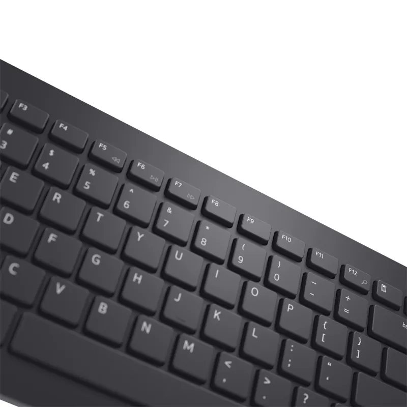 Bezvadu tastatūras un peles komplekts Dell KM3322W — RF, pilnizmēra vācu QWERTZ, melns