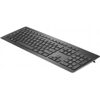 HP Wireless Premium Keyboard pilna izmēra bezvadu membrānas tastatūra melna