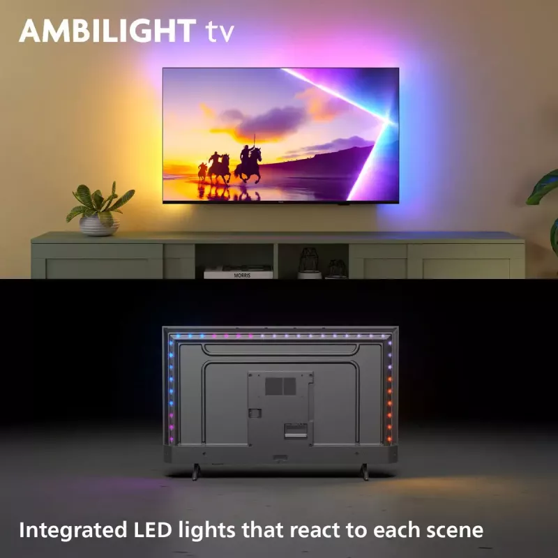 Philips 43PUS8500/12 109,2 cm (43 collas) 4K Ultra HD Smart TV Ambilight Wi-Fi Melns