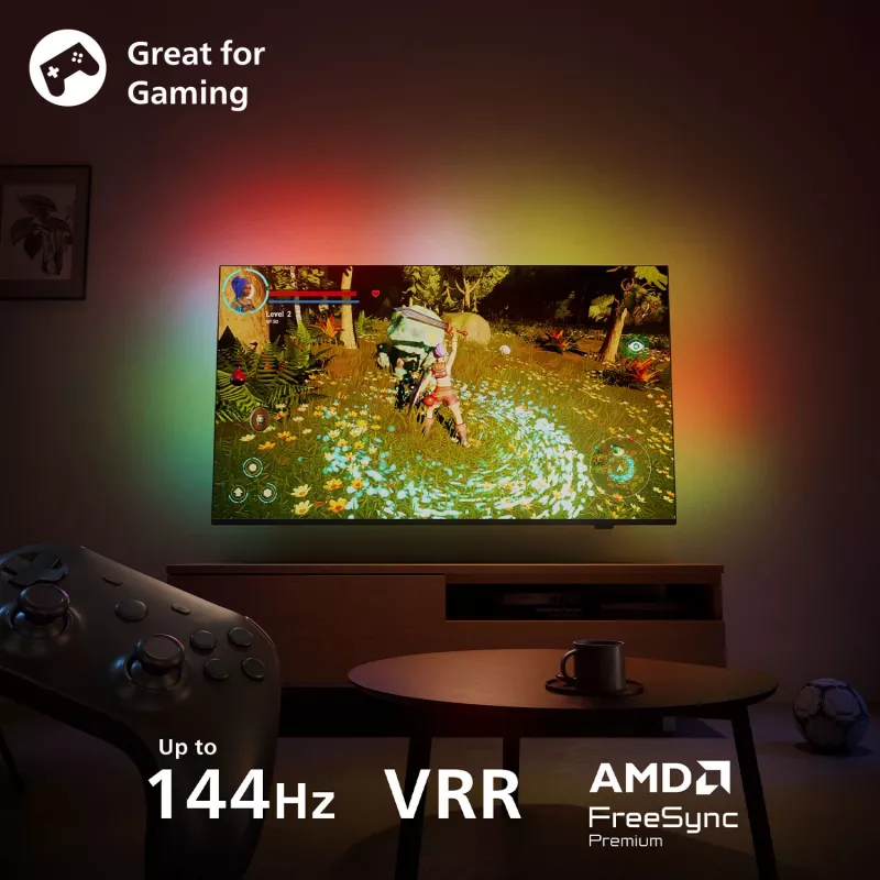 Philips Ambilight 85MLED910/12 65 collu 4K Ultra HD QD-Mini LED televizors