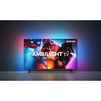 Philips Ambilight 55MLED910/12 televizors 139.7 cm (55 collas) 4K Ultra HD Smart TV Wi-Fi Melns