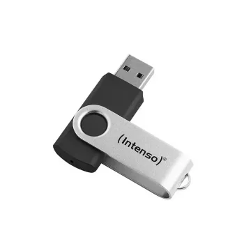 USB zibatmiņa Intenso 128 GB USB-A 3.2 Gen 1x1 melns-sudrabs