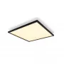 Philips Hue Aurelle Square Panel 600×600 mm viedie griestu gaismeklis, Bluetooth, 220–240V, 48 mm dziļums, melns/balts