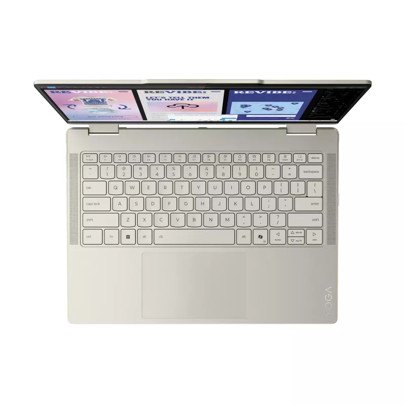 Lenovo Yoga 7 2-in-1 14ILL10 Copilot+ PC Intel Core Ultra 5 226V Hibrids (2-in-1) 35,6 cm (14 collu) Skārienekrāns WUXGA 16 GB LPDDR5x-SDRAM 1 TB SSD Wi-Fi 7 (802.11be) Windows 11 Home Pelēka