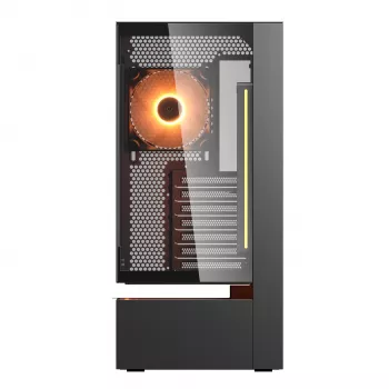 COUGAR CFV235 Midi Tower korpuss, ARGB, Stikls, Melns