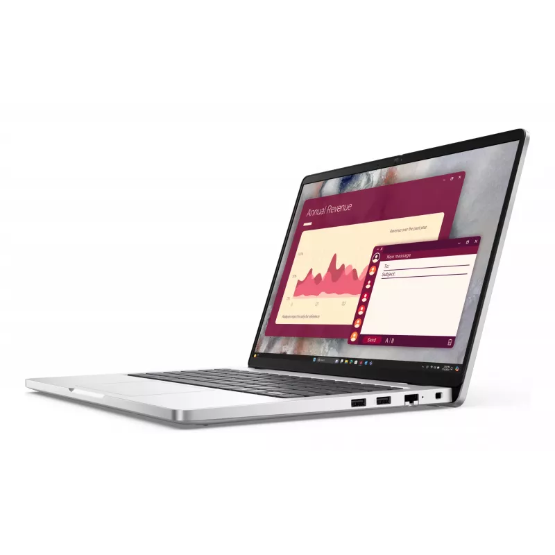 Portatīvais dators Dell Pro PC14250 14 collu Intel Core Ultra 5 235U, 16GB RAM, 512GB SSD, Intel Graphics, Windows 11 Pro, 1.36 kg