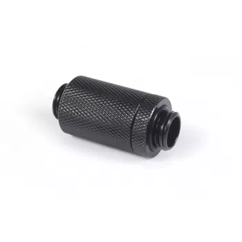 Alphacool ES D-Plug spraudņa savienotājs, G1/4 ārējā vītne uz G1/4 ārējo vītni, melns