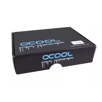Ūdens bloks Alphacool 12993 Acetal Varš Niķelis Melns 52mm 56mm 22.5mm