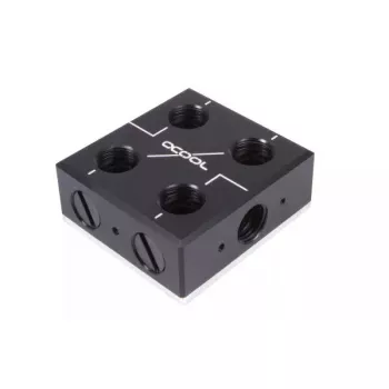Ūdens bloks Alphacool 12993 Acetal Varš Niķelis Melns 52mm 56mm 22.5mm
