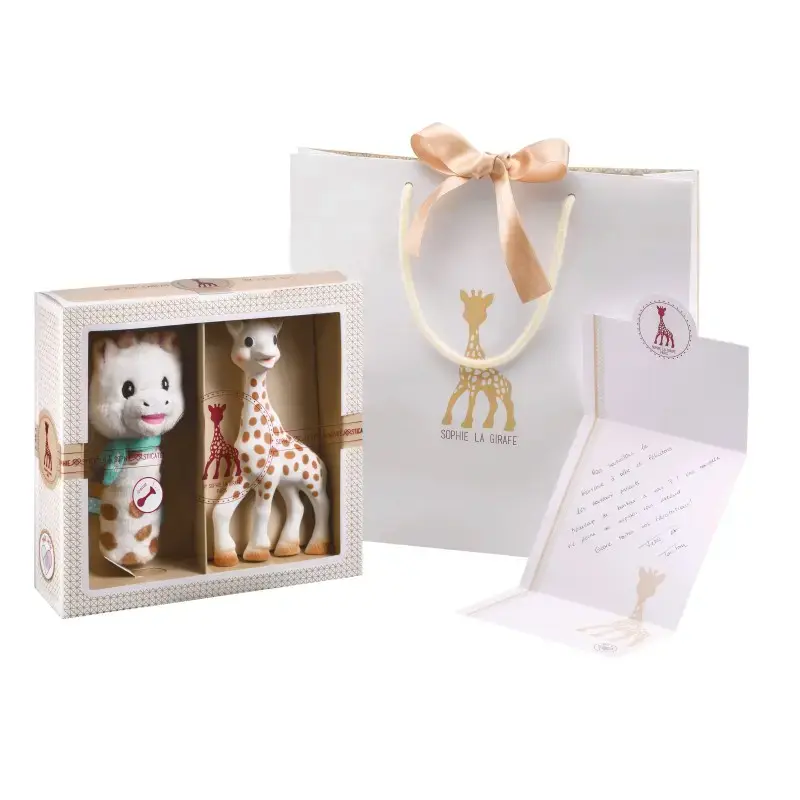 Sophie la Girafe 000012 dāvanu komplekts ar grabulīti, daudzkrāsains