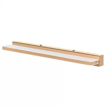 LED sienas lampa ActiveJet AJE-MERO GOLD, virsmas montāža, taisnstūra, 4000 K, 850 lm, neapmaināma spuldze