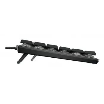 Tastatūra Cherry KC 500 MX LP TKL Tenkeyless USB QWERTZ Vācu 88 taustiņi Pelēka/Melna