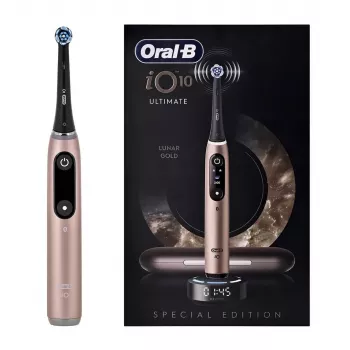 Oral-B iO Series 10 17398125 elektriskā zobu birste Pieaugušajiem Oscilējoša zobu birste Melna