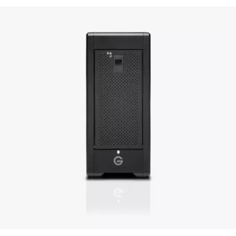 SanDisk Professional G-RAID SHUTTLE 8 pārnēsājams ārējais disku masīvs 160 TB, 8 diska pozīcijas, 8 x 20 TB HDD, Thunderbolt 3 / USB 3.1 Gen 2, melns