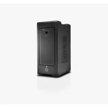Ārējā RAID krātuve SANDISK G-RAID Shuttle 8 Black — portatīvs vairāku nodalījumu RAID korpuss