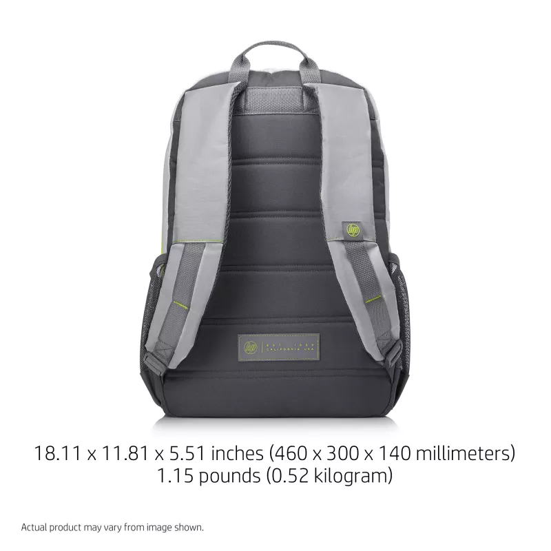Mugursoma HP 39.62 cm (15.6 collu) Active Backpack Pelēka/Neondzeltena