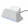 Uzlādes stacija TRUST GXT255W PS5 DualSense divu kontrolleru uzlādei, balta