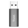 Trust Calyx USB-A uz USB-C adapteris (2 gab.) pelēks