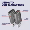 Trust Calyx USB-A uz USB-C adapteris (2 gab.) pelēks