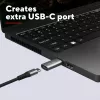 Trust Calyx USB-A uz USB-C adapteris (2 gab.) pelēks