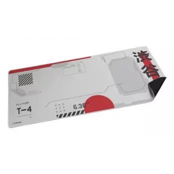 Gaming peļķ paklājs TRUST GXT 759 XXL — PET virsma, 900×400 mm, apšūtas malas, neslīdoša pamatne (Melns/Pelēks/Sarkans/Balts)