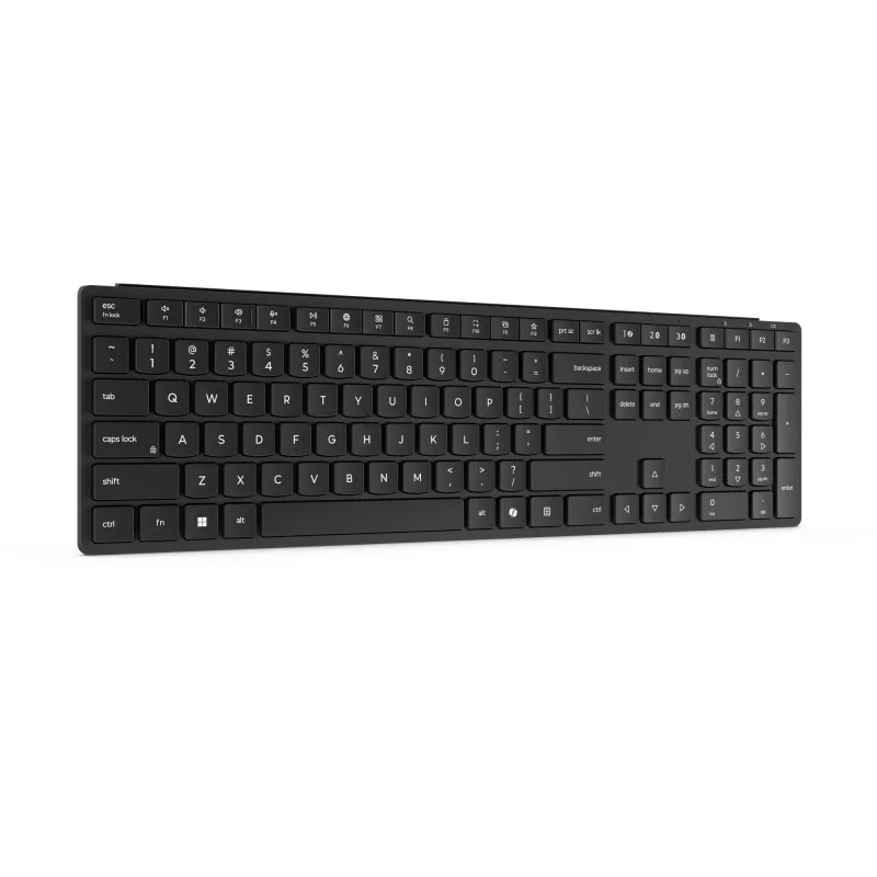 Lenovo 4Y41S04697 bezvadu tastatūra Home/Office RF Bluetooth + Bluetooth Melna