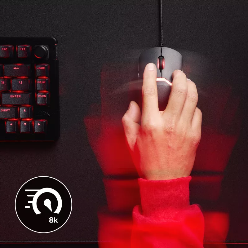 HyperX Pulsefire Saga Gaming Pele (Melnā)