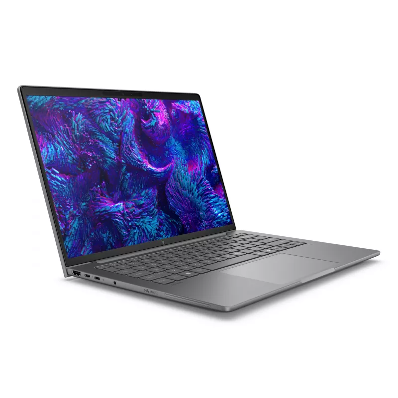 Mobilā darbstacija HP ZBook 8 G1i — 14 collu WUXGA, Intel Core Ultra 7 255H, 16GB DDR5, 512GB SSD, NVIDIA RTX 500 Ada, Windows 11 Pro, Sudraba