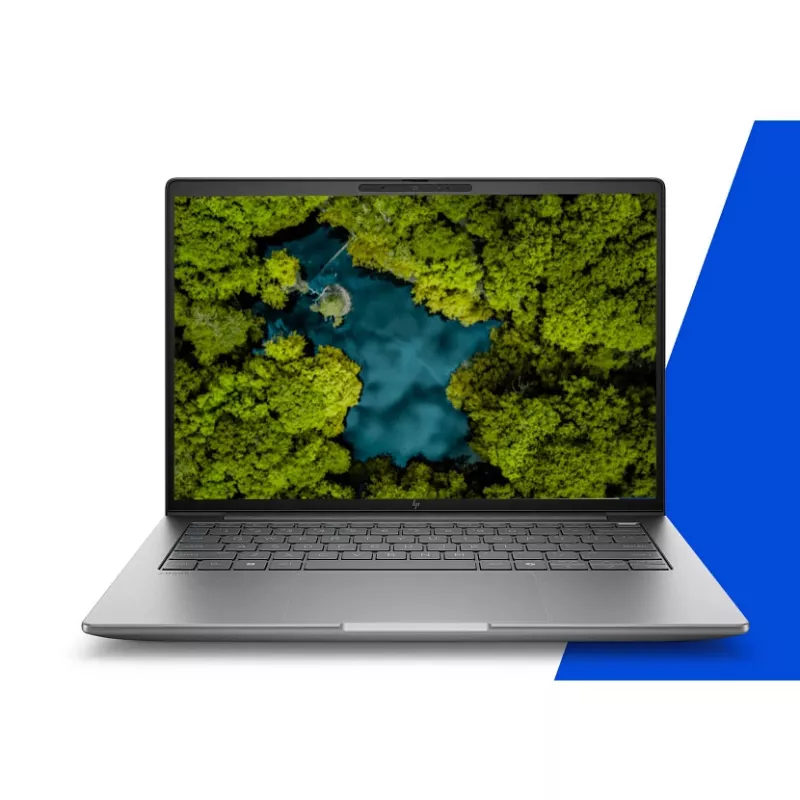 Mobilā darbstacija HP ZBook 8 G1i — 14 collu WUXGA, Intel Core Ultra 7 255H, 16GB DDR5, 512GB SSD, NVIDIA RTX 500 Ada, Windows 11 Pro, Sudraba