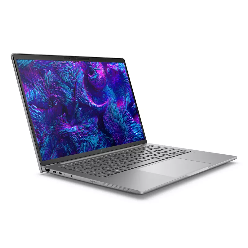 Mobilā darbstacija HP ZBook 8 G1i — 14 collu WUXGA, Intel Core Ultra 7 255H, 16 GB DDR5, 1 TB SSD, NVIDIA RTX 500 Ada, Windows 11 Pro, Sudraba