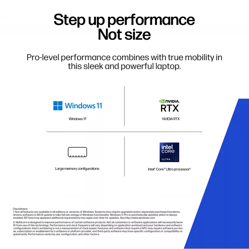 Mobilā darbstacija HP ZBook 8 G1i — 14 collu WUXGA, Intel Core Ultra 7 255H, 16 GB DDR5, 1 TB SSD, NVIDIA RTX 500 Ada, Windows 11 Pro, Sudraba