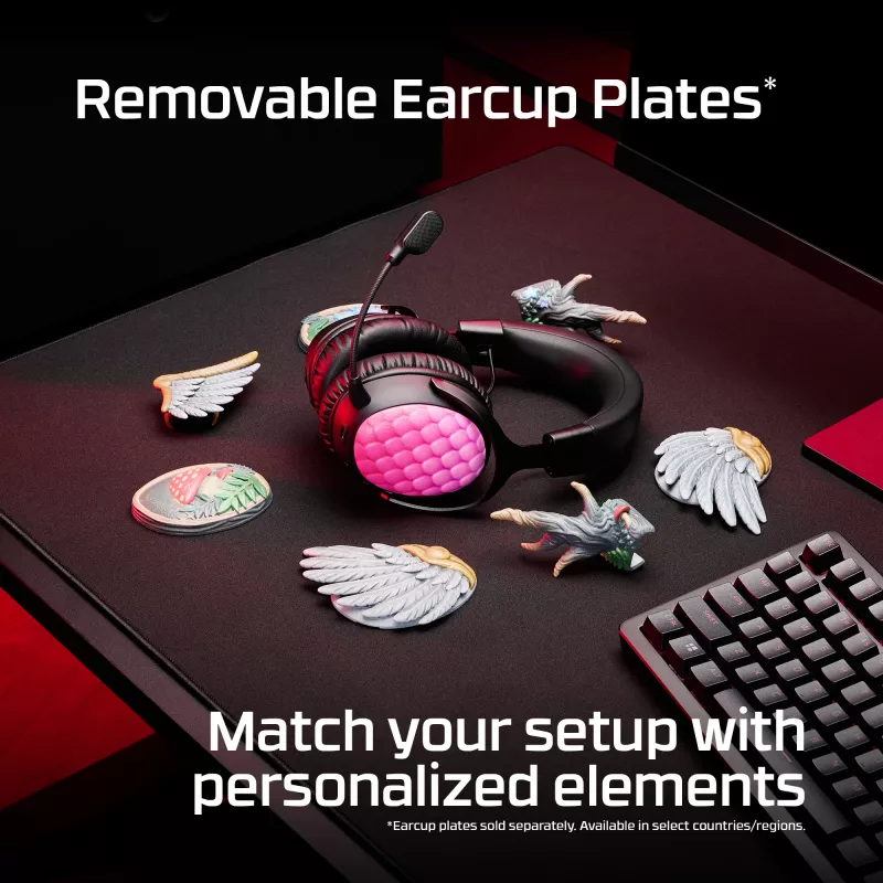 HyperX Cloud III S Wireless - Spēļu austiņas (Melni-Sarkanas)