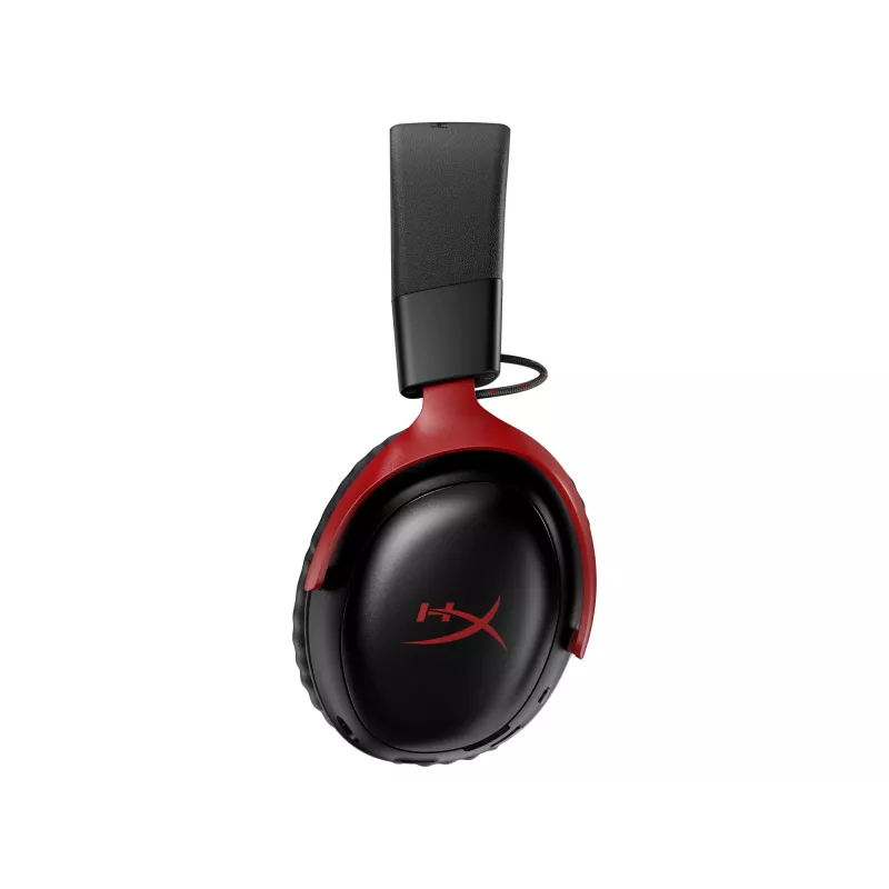 HyperX Cloud III S Wireless - Spēļu austiņas (Melni-Sarkanas)