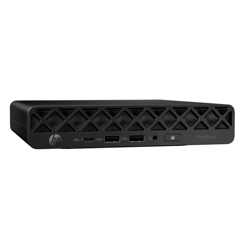 Mini dators HP ProDesk 4 G1i AI – Intel Core Ultra 7 265T, 16 GB DDR5, 1 TB NVMe SSD, Windows 11 Pro, Jack Black
