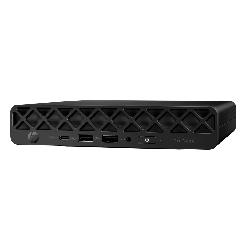 Mini dators HP ProDesk 4 G1i AI – Intel Core Ultra 7 265T, 16 GB DDR5, 1 TB NVMe SSD, Windows 11 Pro, Jack Black