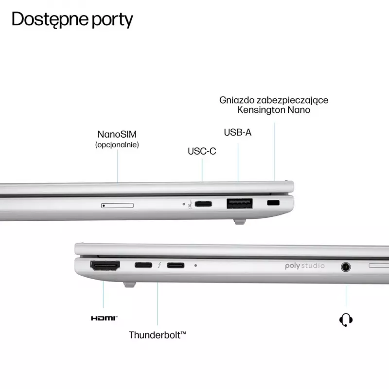 HP EliteBook G8 Ultra 7 255U 16 inch WUXGA IPS 400 nits 32GB DDR5 5600 1TB SSD Arc Cam IR 5MP 62Wh W11Pro Glacier Silver