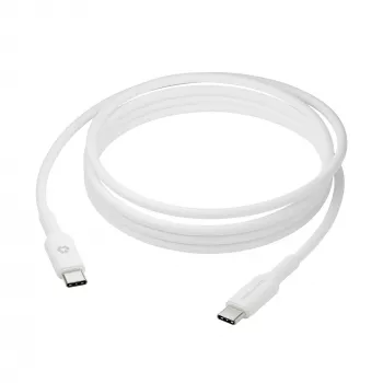 USB-C uz USB-C kabelis d bramante Bulk 2 m, balts