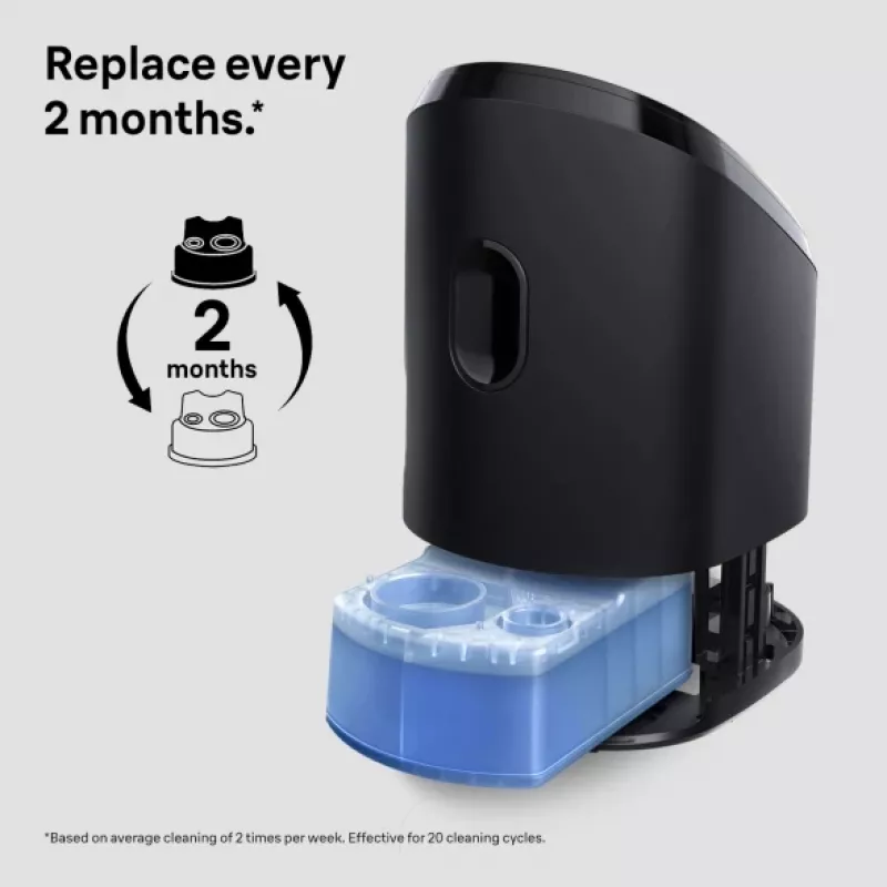 Tīrīšanas kārtridžs BRAUN 3in1 ShaveCare 8 gab. (Zils) Braun skuvekļiem