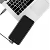 LogiLink CU0182 USB-C kabelis USB 2.0 1m melns sudrabs