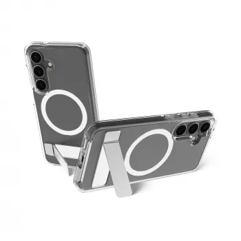 dbramante1928 Iceland Pro Qi2 Kick cietais telefona maciņš Samsung Galaxy S25 15.8 cm (6.2 inch) Caurspīdīgs