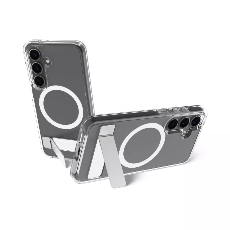 dbramante1928 Iceland Pro Qi2 Kick cietais telefona maciņš Samsung Galaxy S25 15.8 cm (6.2 inch) Caurspīdīgs