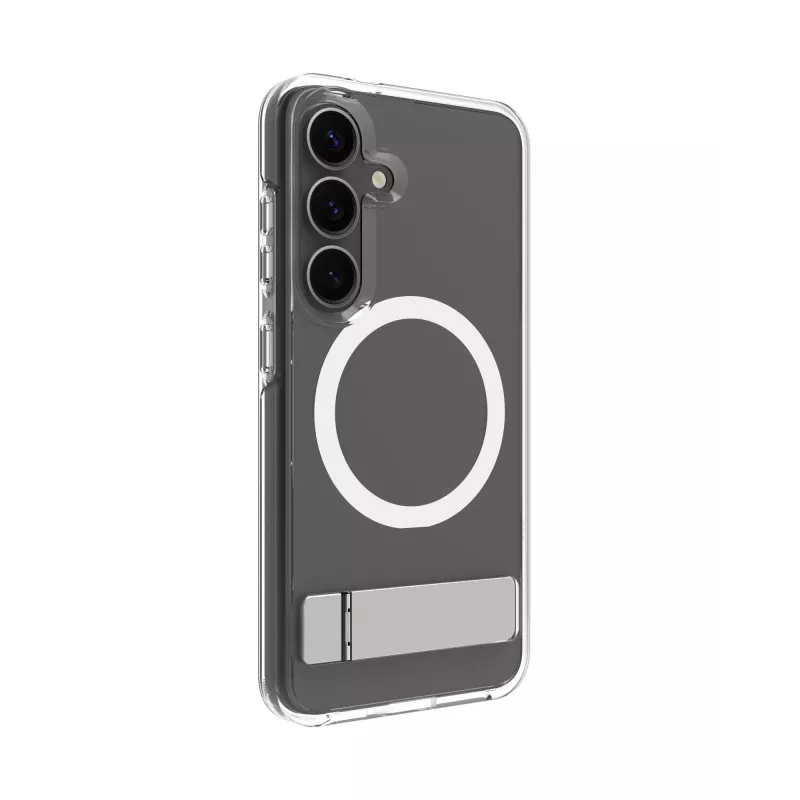 dbramante1928 Iceland Pro Qi2 Kick cietais telefona maciņš Samsung Galaxy S25 15.8 cm (6.2 inch) Caurspīdīgs