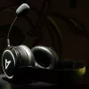 Lexip x Steelplay Impulse Multi Bluetooth spēļu austiņas ar mikrofonu JVAMUL00143, vadu un bezvadu režīms, 3,5 mm ligzda, noņemams mikrofons uz stieņa, melnā krāsā