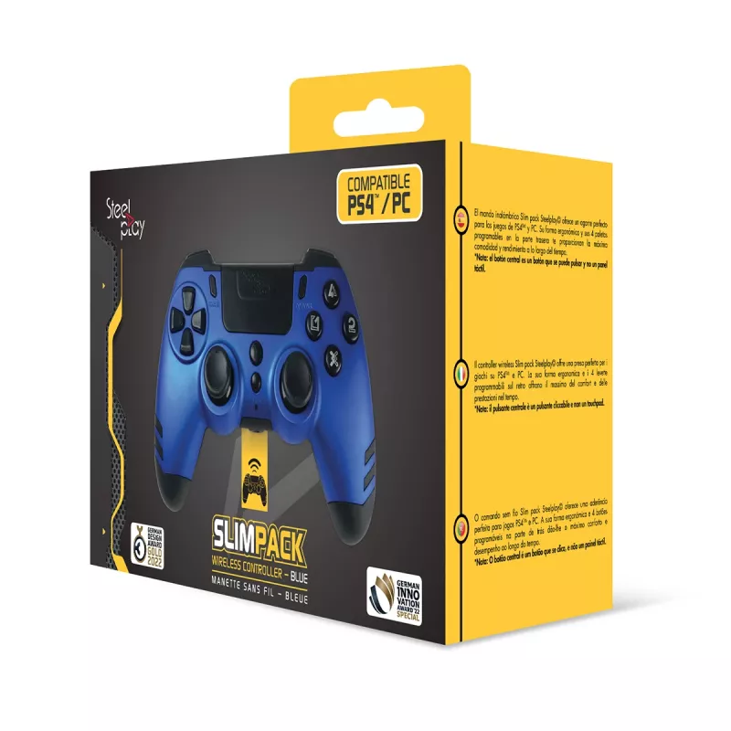 Steelplay JVAMUL00153 Zils spēļu kontrolieris RF Gamepad Analogs / Digitāls PC, PlayStation 4, PlayStation 3