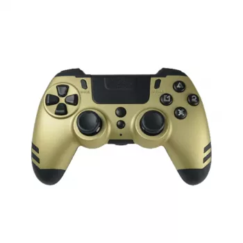 Spēļu kontrolieris Lexip Metaltech Wireless Controller Gold — PC, PS4, RF bezvadu, Micro-USB, iebūvēts LiPo akumulators